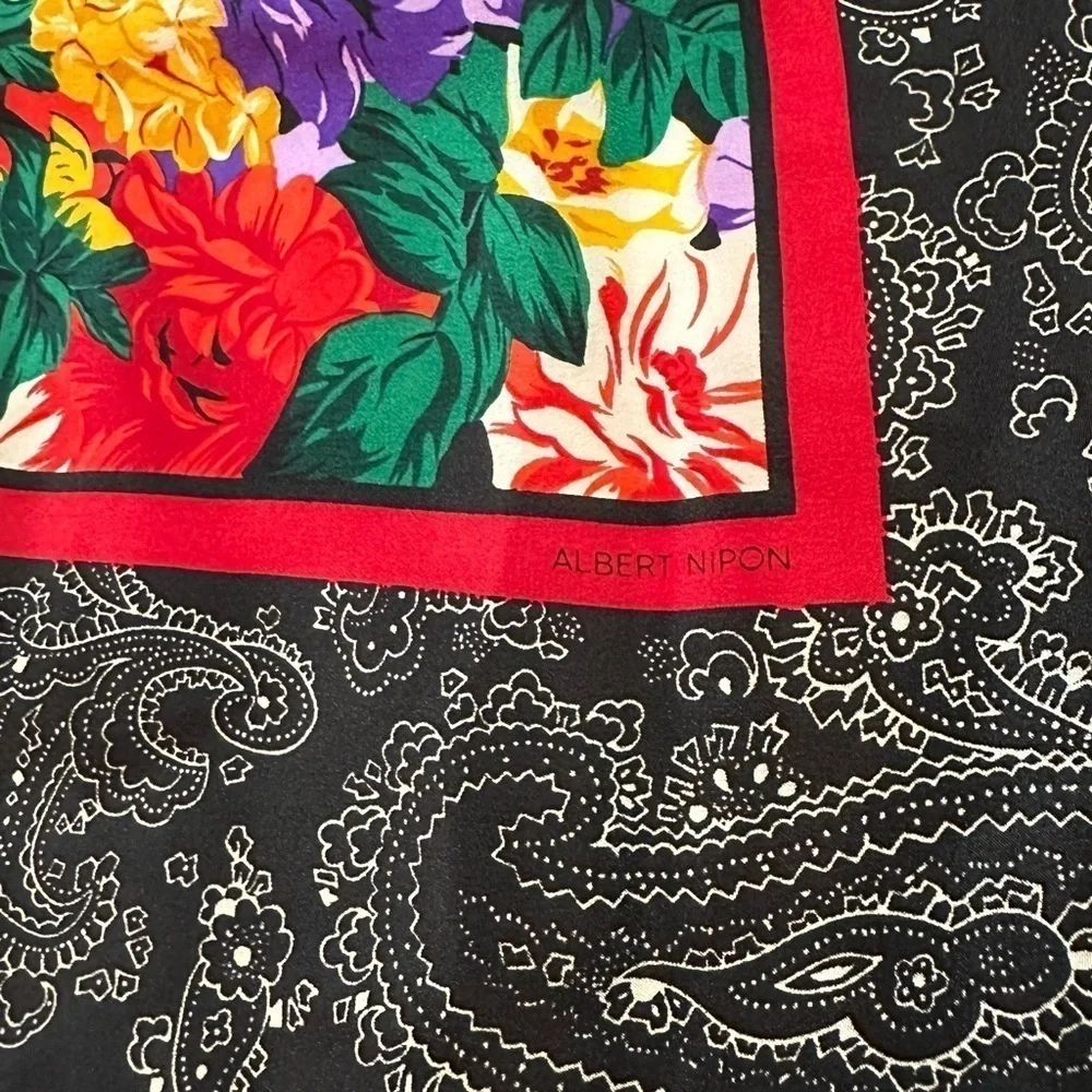 Albert Nipon Silk Scarf 30